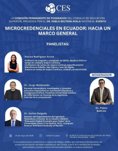 Proyecto MOCHILA presente en conversatorio en Ecuador
